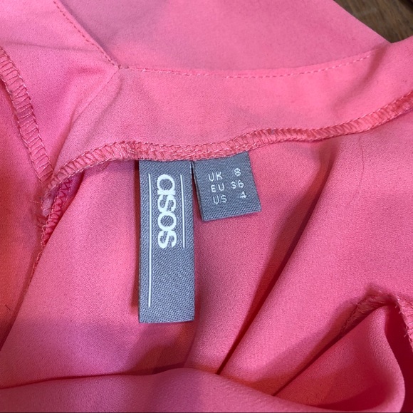 ASOS | Pink Scalloped Neck Tank Top - Picture 5 of 5